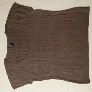 New York & Co Brown Sweater L